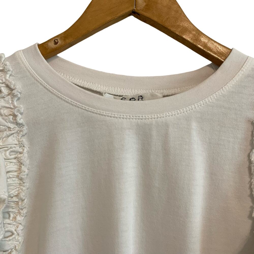 Sea New York Hazel Cream Eyelet Puff Sleeve Top - Picture 4 of 9